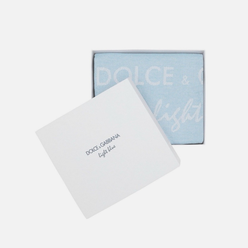 Extra Large Beach Towel - Dolce & Gabbana Light Blue -NEW in Box + FREE GIFT